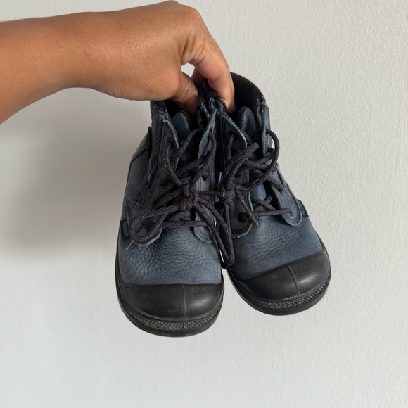 Palladium Kids' Dark Blue Lace-Up Boots - Picture 2 of 7